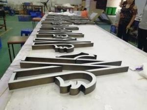 Wholesale polishing mirror: RGB Illuminated 3D LED Letter Signs Mirror Polished RoHs Certified