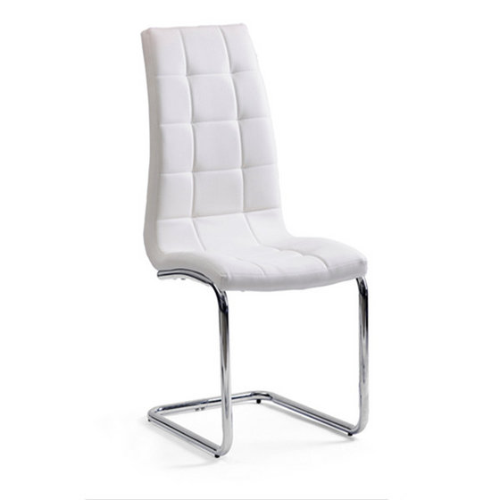 White Leather Dining Chair EGC-2015(id:10432885). Buy China white ...