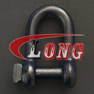 Wholesale Construction Machinery Parts: Trawling Shackle D Type Blue Painted Square Head PIN