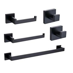 Wholesale d: Stainless Steel Square Wall Mounted Towel Bar Toilet Paper Holder Towel Holder Robe Towel Hooks