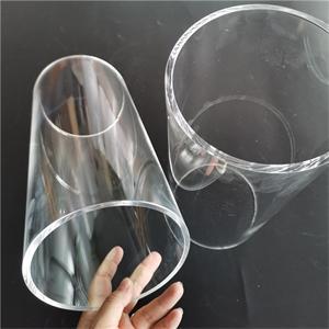 Wholesale Quartz Products: Heat Resistant Quartz Glass Tube Large Diameter Quartz Tube Clear Polished Glass Tube