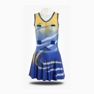 Wholesale dress skirt: Neck Netball Dress, League Sportswear Netball Uniforms Team Jersey Training Ladies Skirt