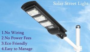 Wholesale led celling light: High Capacity Battery Solar Cell LED Street Light GL202