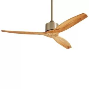 Wholesale control video size: DC Motor Real Wood Ceiling Fan with Light Wood / Remote Control