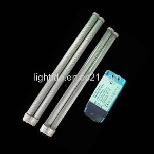 Wholesale dimmable led tube: Dimmable 2G11 Base PL U-shape LED Light Tube