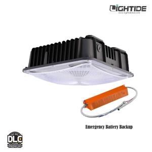 Wholesale led emergency light: Lightide UL924 40W LED Garage Light Fixtures Emergency Battery Backup, 5 Yrs Warranty