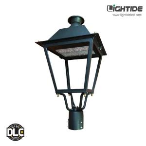 Wholesale polycarbonate lens: Lightide DLC/CE Certified LED Post Top Lights 50W-80W for Street Lighting, 5 Years Warranty