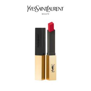 Wholesale red pepper: YSL Saint Laurent Thin Tube Pure Lipstick Small Gold Retro Red Is Red 21 Choke Pepper 1 Matte Honey
