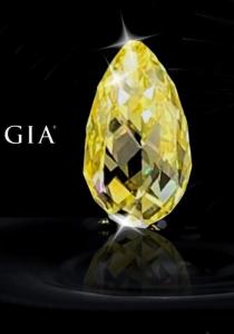 Wholesale natural: 4.52ct VVS1 Natural Fancy Yellow Briolette Cut Loose Diamond GIA Certified