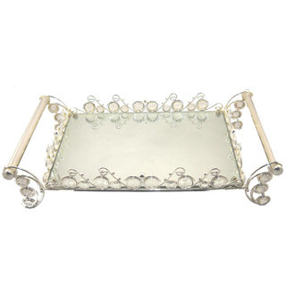 decorative metal serving trays