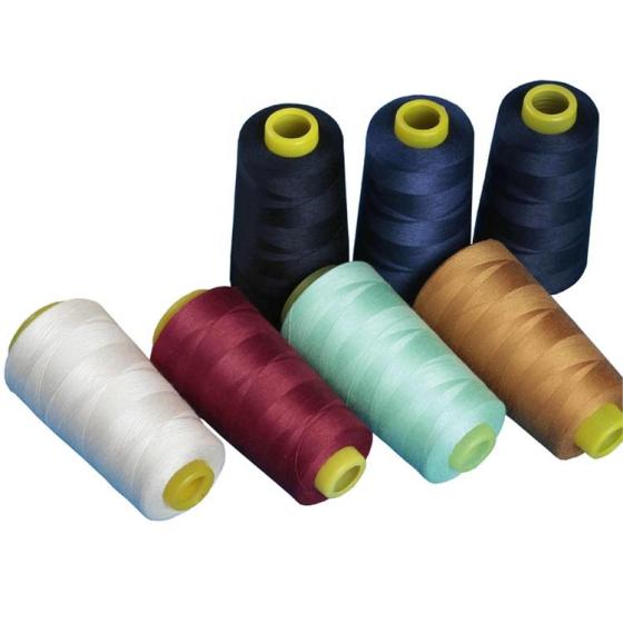 Polyester Spun Yarn Manufacturer Factory Supply Poly-Poly Core Spun ...