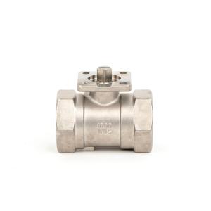Wholesale pc material: 1pc Threaded Ball Valve with Stainless Steel Material 1000WOG