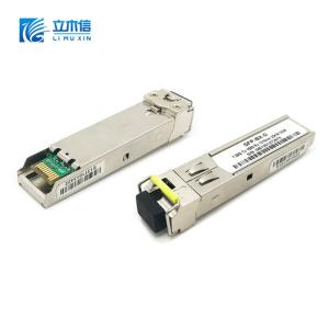 Wholesale Fiber Optic Equipment: Cisco Compatible SFP 1.25G 1310/1550nm 20KM BIDI WDM SFP Transceiver Module DOM Support