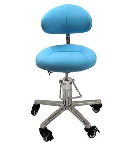 Wholesale swivel chair: Hydraulic & Foot-Activated Surgery Stools Chair Upholstered with Microfiber Leather