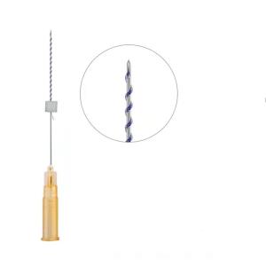Wholesale face lift pdo: Korea Face Lift Used Pdo Threads Lifting Sharp Needle Screw 26g 60mm Pdo Double Screw Threads Tensor