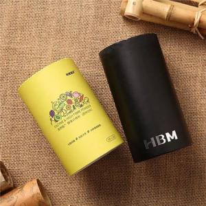 Wholesale Paper Tubes: Paper Tube with Tin Lid Food Grade Custom Design Printing Paper Cylinder