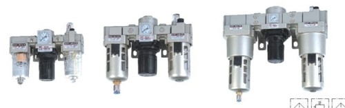 Pneumatic Filter Regulator+Lubricator 1" Air Source Treatment Unit FRL with Squre Gauge and Bracket