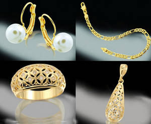 Wholesale 18k gold: Gold Plated Jewerly 18k