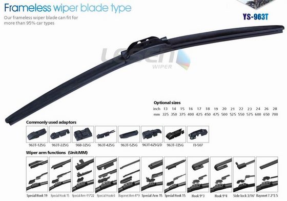 frameless wiper blades