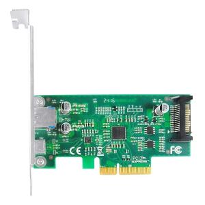 Wholesale computer keyboard: Linkreal 2 Port USB3.1 Type-C & Type-A HUB To PCI Express X4 Expansion Converter Card