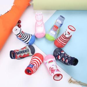 Wholesale children shoe: Cute Animal Striped  Soft Rubber Sock  Shoe Baby Children Casual Shoe Sock