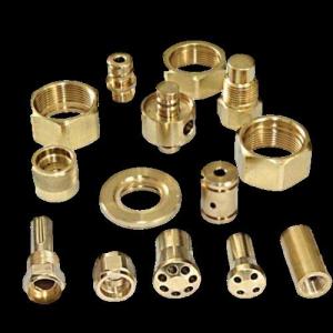 Wholesale turning parts: Custom CNC Machining Brass Copper Threaded Turned Parts Connectors Adapters