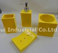 Bathroom Accessories Soap Dispenser Trumbler Toothbrush Holder