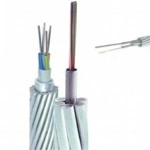 Wholesale grounding wire: OPGW Optical Fiber Ground Wire 24 Core Fiber Optic Cable