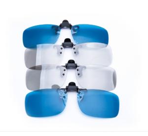 Wholesale laminating machine price: New Movie Theater REALD IMAX Round Polarized 3D Glasses Clip Passive Polarized Light