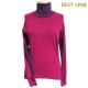 Womens Running Fleece Sweatshirts Cowl Neck Thermal Pullover Long Sleeve Shirt with Pocket
