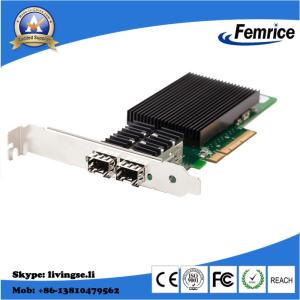 Wholesale direct attach copper: Intel X710BM2 Chip 10G Dual Port Server NIC Optical Fiber Network Card PCI-E X8 Wired Card