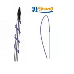 Wholesale beauty cosmetics dermal filler: Tornado Screw Lifting Threads -Sharp Needle PDO Thread