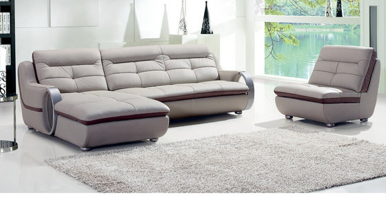 L Shape Furniture European Style, European Leather Sofa Set