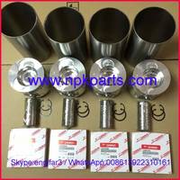 Sell Yanmar engine repair parts 4TNE106 piston kits with ring...