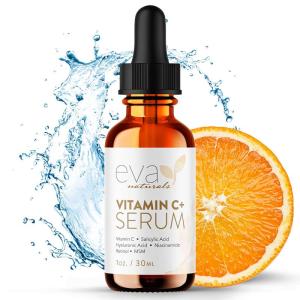 Wholesale eva: EVA Naturals Vitamin C for Face Plus Hyaluronic Acid, Retinol, Niacinamide & Salicylic Acid, A