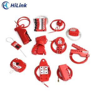 Wholesale circuit breaker boxes: HiLink LOTO Lock Adjustable Covered Steel Cable Lockout