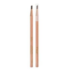 Wholesale beauty pencil: Wooden Square Eyebrow Pencil Beauty Pen Sweat Proof Cosmetic Hard Lead Old Fashioned