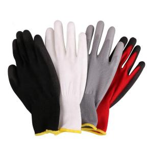 Wholesale work gloves: EN388 Nylon Polyester PU Coated Safety Gloves for Working Safety