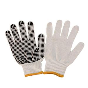 Wholesale cotton glove: PVC Dotted Cotton Knitted Working Gloves