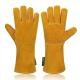 Long Cuff Cowhide Leather Welding Gloves