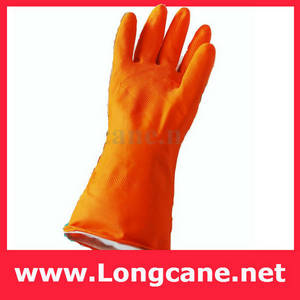 Wholesale orange: Orange Industrial Rubber Glove / Orange Gloves
