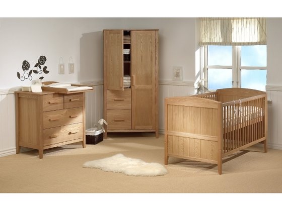 solid oak nursery furniture