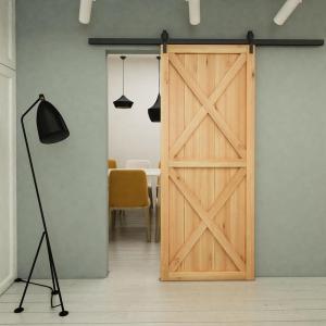 Wholesale interior decorations: Interior Decorative Fashion Residential Wood Timber Sliding Barn Door