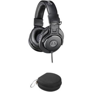 Wholesale computer headphone: Audio-Technica ATH-M30x Monitor Headphones and Case Kit