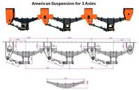 American Suspension for 3 Axles