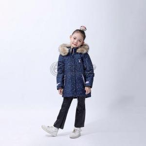 Wholesale imitation fur: Girls Padded Waterproof Outer Jacket CH001