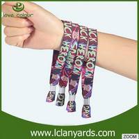festival fabric wristbands