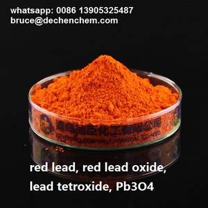 Wholesale red lead: Red Lead Oxide, Lead Tetroxide, Pb3O4 CAS: 1314-41-6