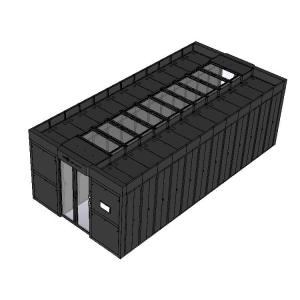 Wholesale aisle racking: Portable Integrated Modular Data Center System Two Row Support Customized