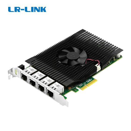 Sell LR-LINK PCIe x4 Quad-port PoE+ 5G Vision Frame Grabber Card